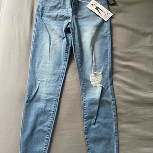 Medium wash, denim jeans